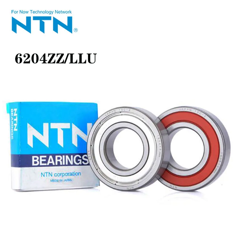 

NTN Japan Original Import 6204ZZ 6204LLU 20*47*14mm Deep Groove Ball Bearing ABEC-9 High Precision Speed Metal Rubber Bearings