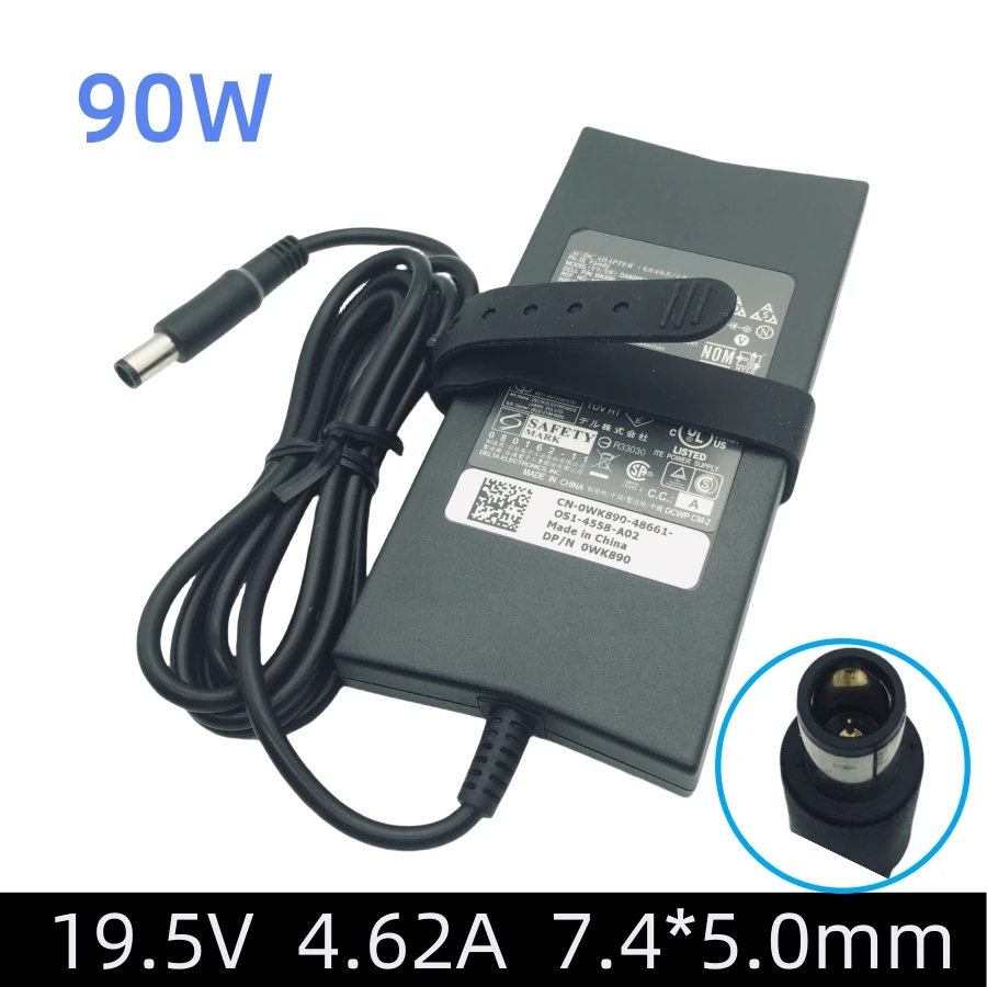 

19.5V 4.62A 90W 7.4*5.0mm Laptop Charger For Dell Inspiron I14RN-1227BK I14RN-1364DBK I14RN-1364PBL I14RN4110-7616PBL