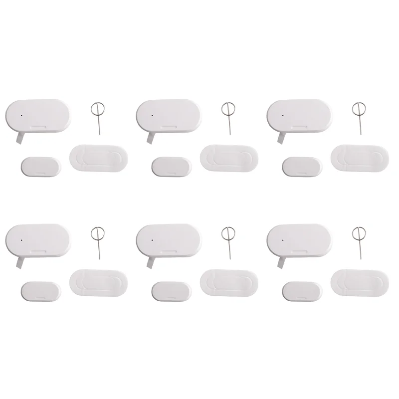 BTLIFE-Tuya Zigbee 3.0 Smart Contact Detectors Security Gate Door Window Sensor Transducer Smart Life Home(6PCS)
