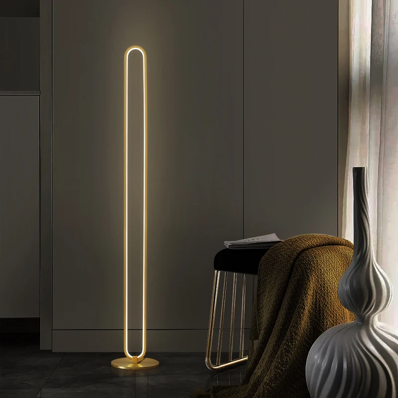 Debby zeitgenössische Stehlampen führte 3 Farben Standard leuchten Luxus Dekor für modernes Zuhause Wohnzimmer