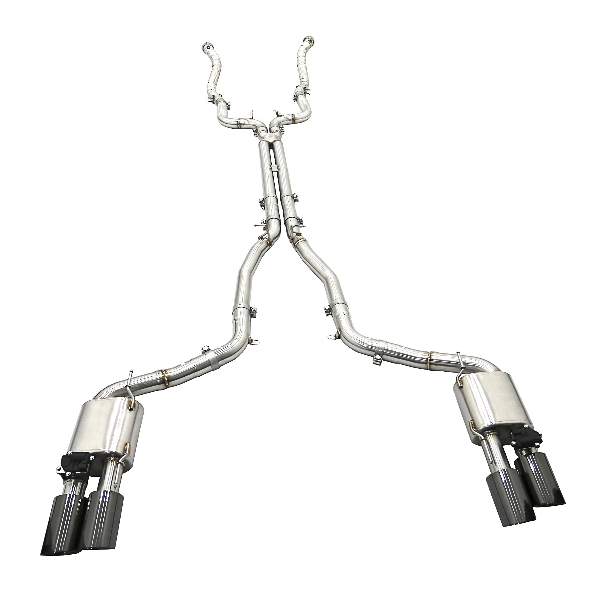 

Высококачественная выхлопная система OEM SS304 Catback из нержавеющей стали с глушителем/клапаном для S Q4/SQ4 3.0T 2014-2019