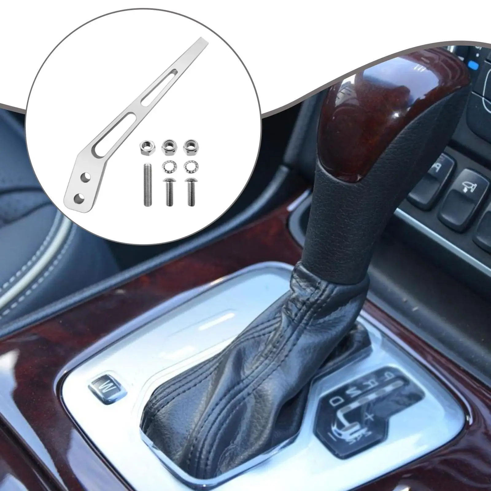 

Bent Shifter Handle Lever 10 inch Sturdy Premium Easy to Install Accessories Aluminum Alloy Gear Shift Stick for Tko600 T45
