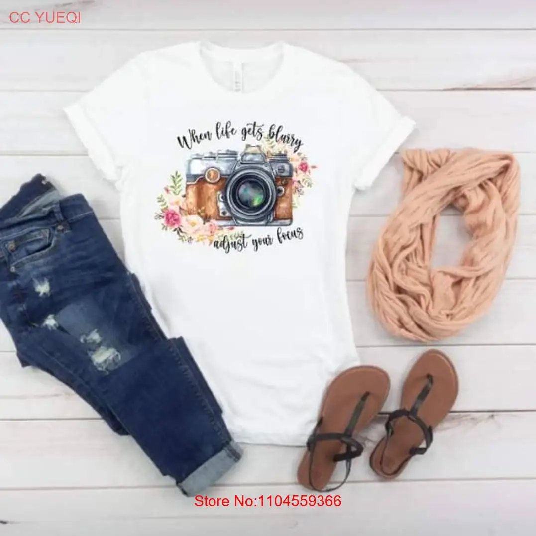 Photographer T Shirt Camera Picture Taker Birthday  long or short sleeves