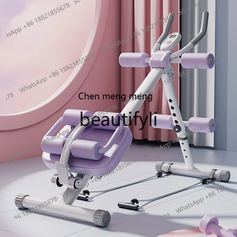 

Factory Home Abdominal Trainer Lazy Abdominal Machine Exercise Body Shaping Foldable Training Abdominal Roller