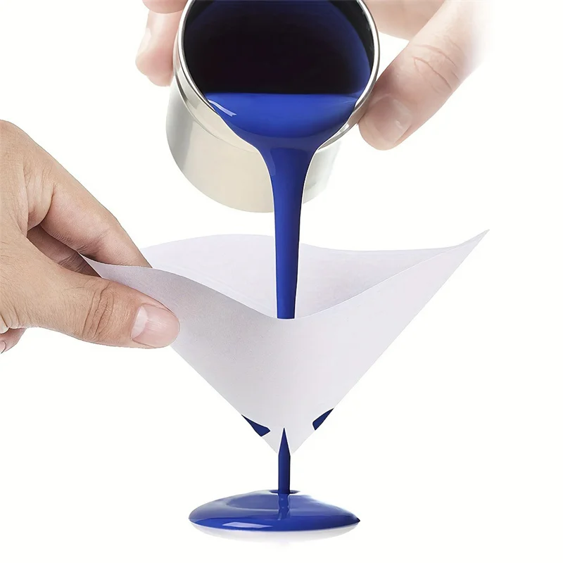 10pcs Paint Filter Papers Car Paint Spray Mesh Paper Filter Funnel Strainer Disposable Conical Straining Funnel