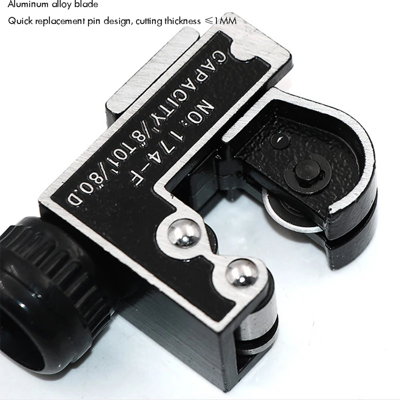 Mini cortador de tubos de manguera de tubo ajustable, herramienta de corte para tubos de plástico de aluminio de cobre, cortador de tubos de 3-28mm, 1/8 pulgadas a 1-1/8 pulgadas