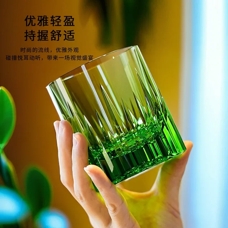 Xingmang cup, high-end handmade lead-free K9 crystal cup, whiskey and foreign wine cup, high-end gift.