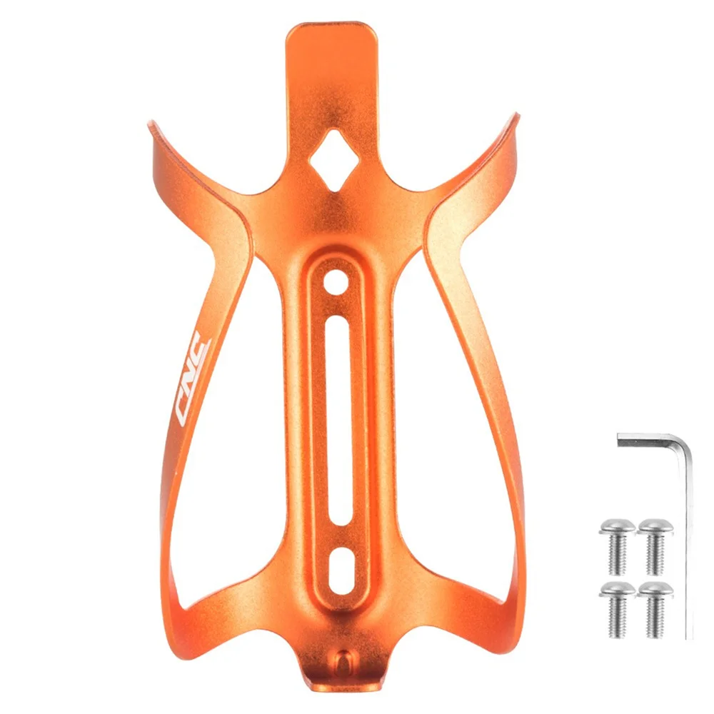 Aluminum 6061 Matte Orange Bicycle Bottle Holder 2 Piece