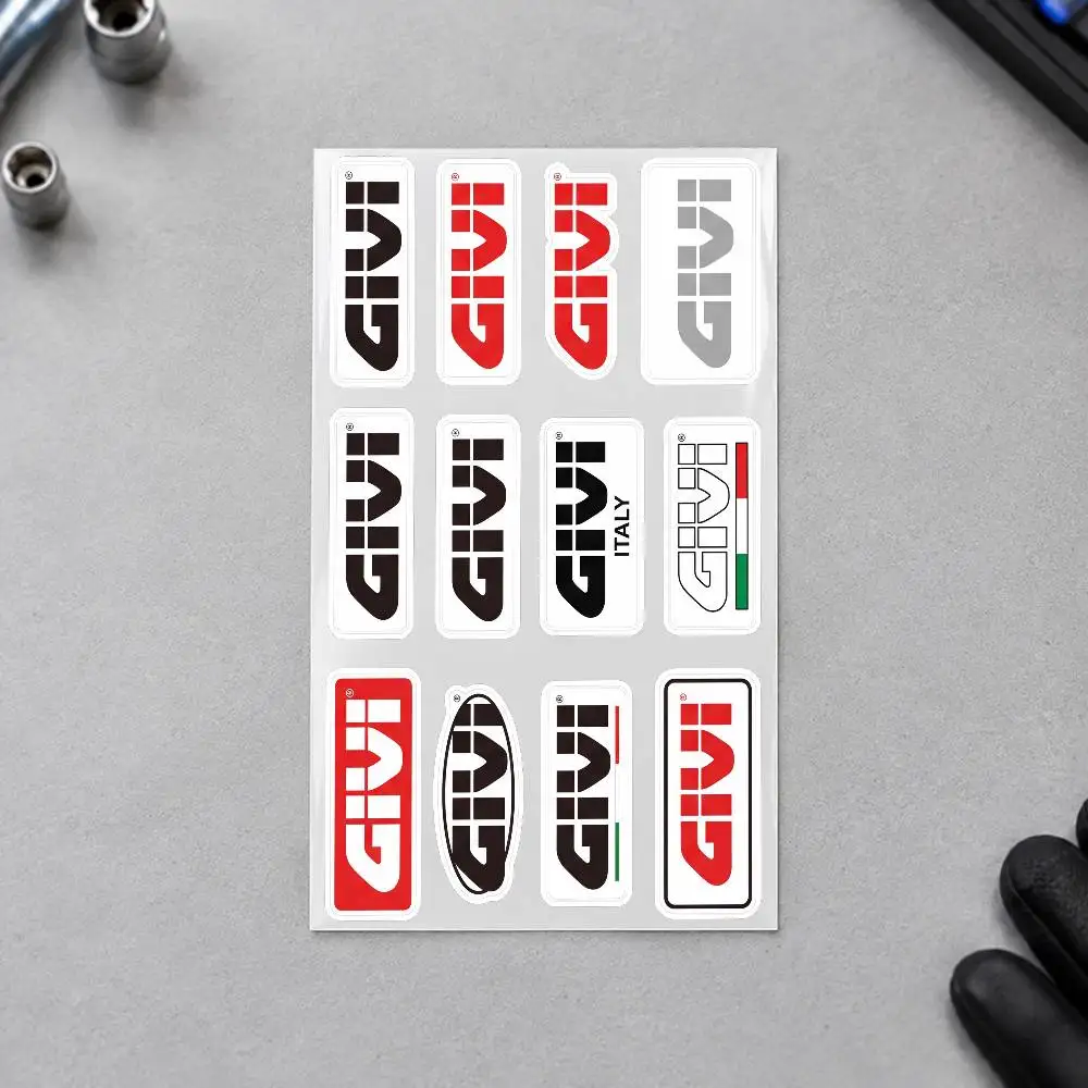 G-GIVI Motorcycle Decal Sticker Kit Reflective Graphics For Helmet Tank Fairing Body Custom Bike