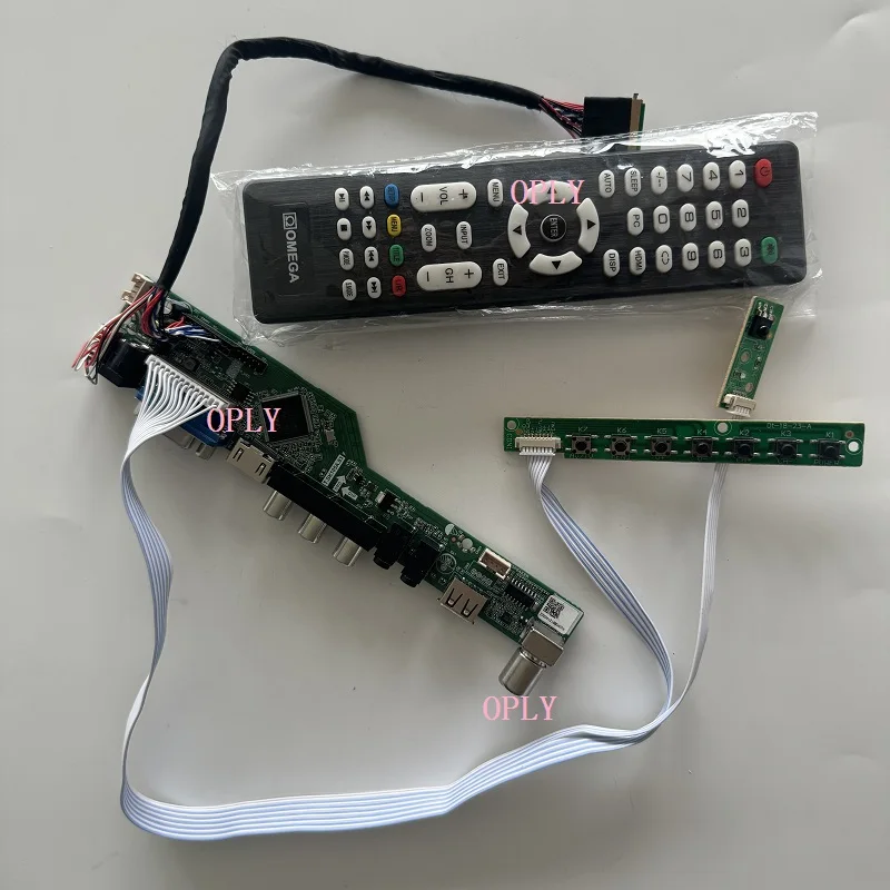 HDMI-compatible RF USB AV VGA TV Controller board kit for LG LP140WH2 LP140WH2-TJA2 LP140WH2-TLA1 14