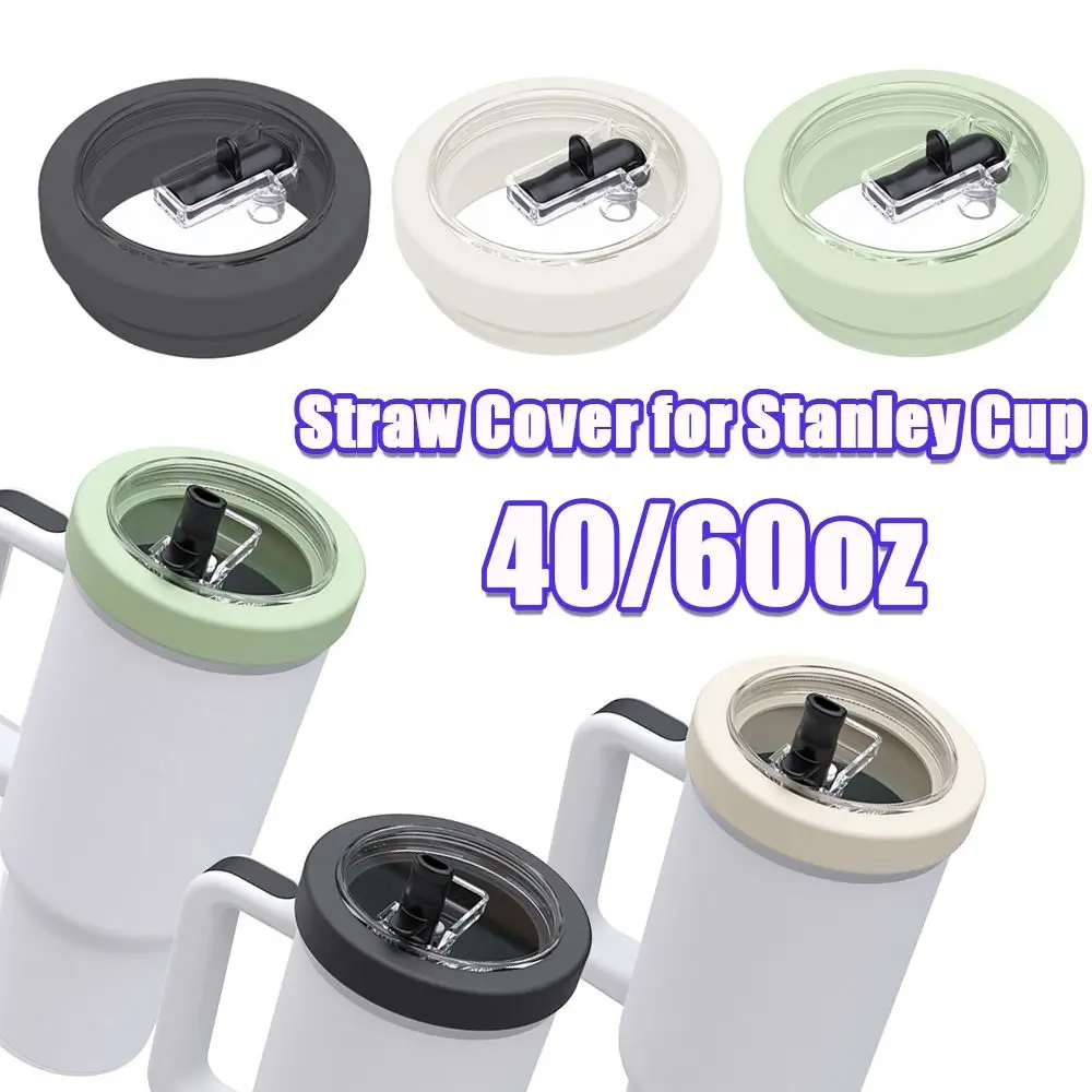 New Scratch-proof Sealing Cup Cover Water Cup Accessories Dustproof Ice Cup Lids Replacement Fit with Straw Straw Lid