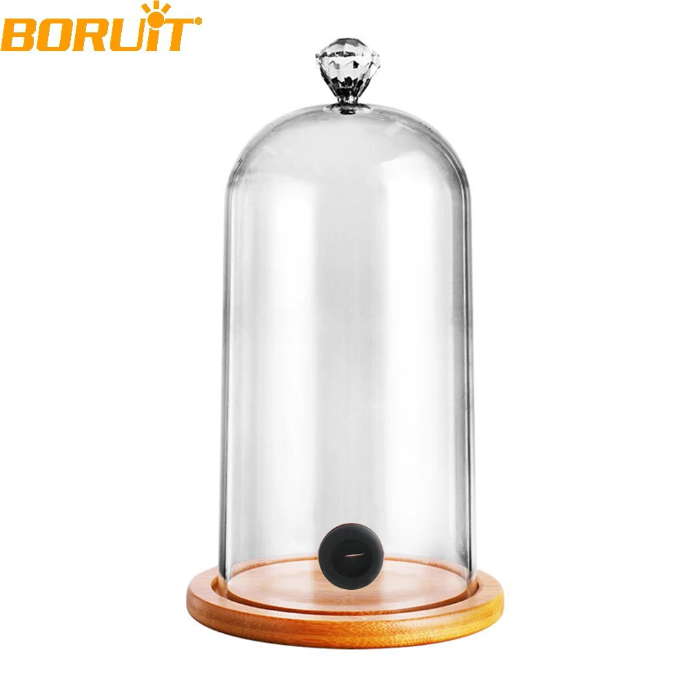 

BORUiT молекулярная кухня дымовая вытяжка пищевая крышка купольная крышка для курильщика аксессуар заварочный пистолет крышка для стейка чашка блюдо для еды