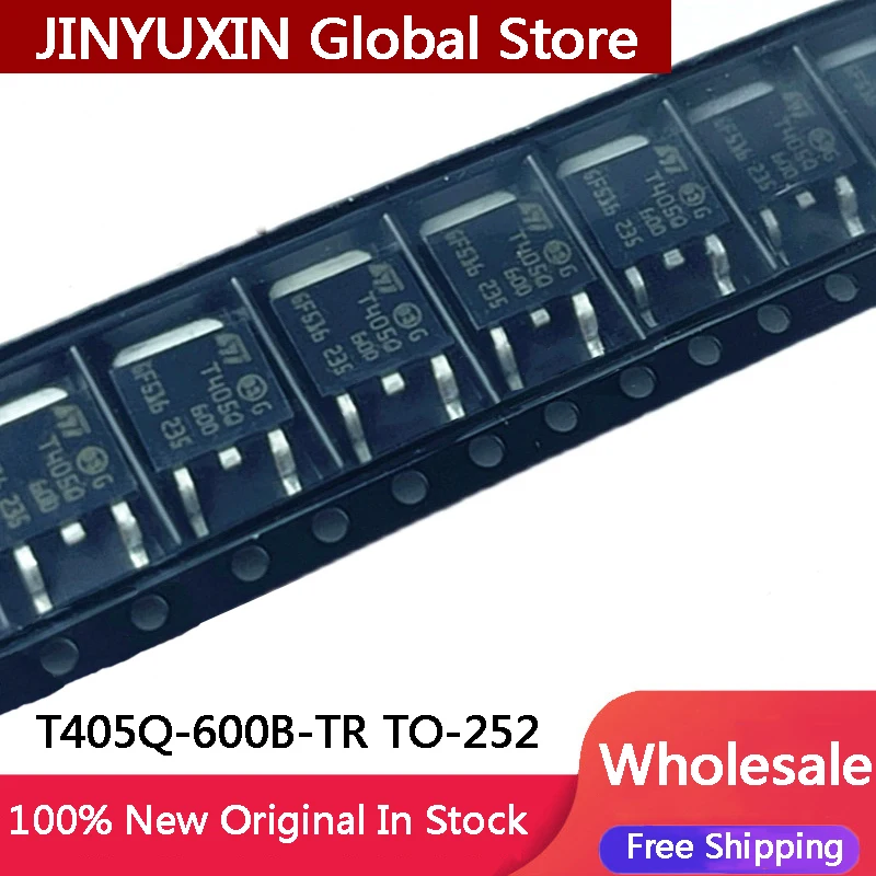 10-100Pcs T405Q T405Q-600 T405Q-600B-TR TO-252 unidirectional thyristor 4A 600V IC Chip In Stock Wholesale