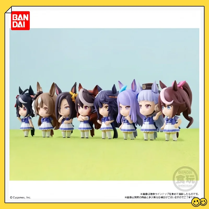 

Bandai Original In Stock Uma Musume Pretty Derby Tokai Teio Golden Ship Teio Mejiro Mai Candy Toy2nd Wave Mini Figure Model Toys