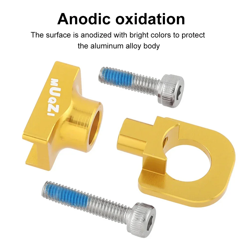 1/2Pcs Single Speed Bike Chain Tensioner Bolt Screw Cycling Chain Adjuster Aluminum Alloy Fixed Fastener Bicycle Accessories image 6