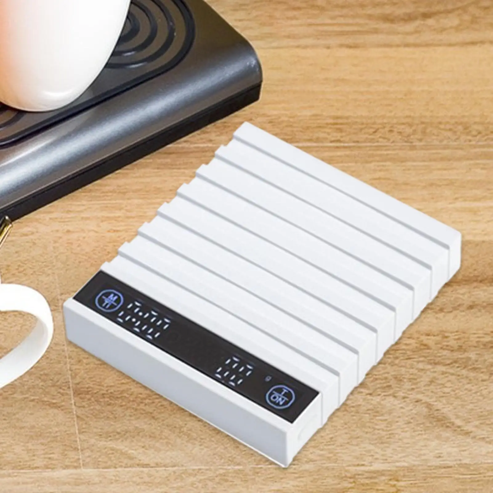 

Весы для кофе с таймером, перезаряжаемые, с LED-дисплеем, кухонные весы для измерения веса продуктов, порошка, бобов, для приготовления пищи