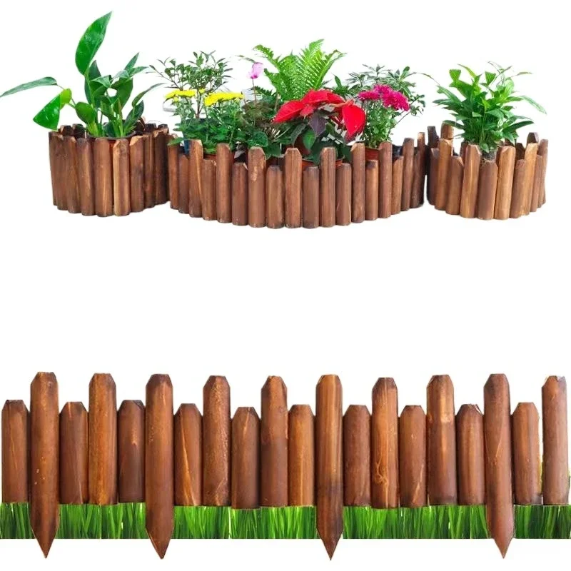 Antiseptic wood fence Decorative fence Guardrail fence Outdoor stake Outdoor plugging courtyard