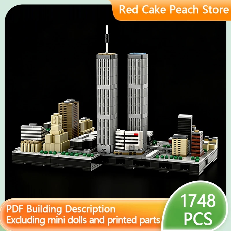 

Конструктор «Городская улица» (MOC), модульный, технологичный, для детей, подарок на праздник, игрушка для сборки