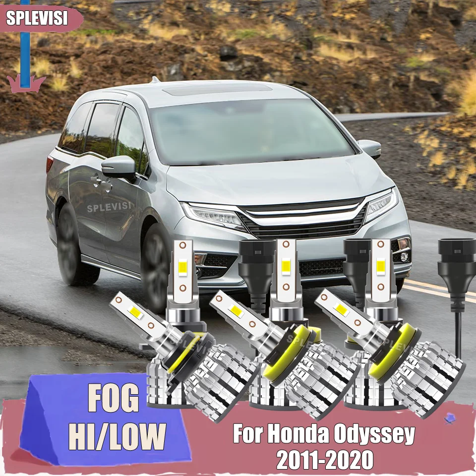

High-performance 9005 h11 High Low Beam Foglight Bulbs For Honda Odyssey 2011 2012 2013 2014 2015 2016 2017-2020 Accessories