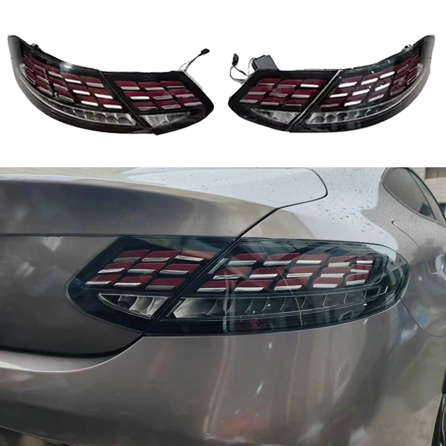 

Прямая продажа с фабрики, новые светодиодные задние фонари 12 В для C-Class W205 Coupe 2015-2020, светодиодные задние фонари для моделей 2020+