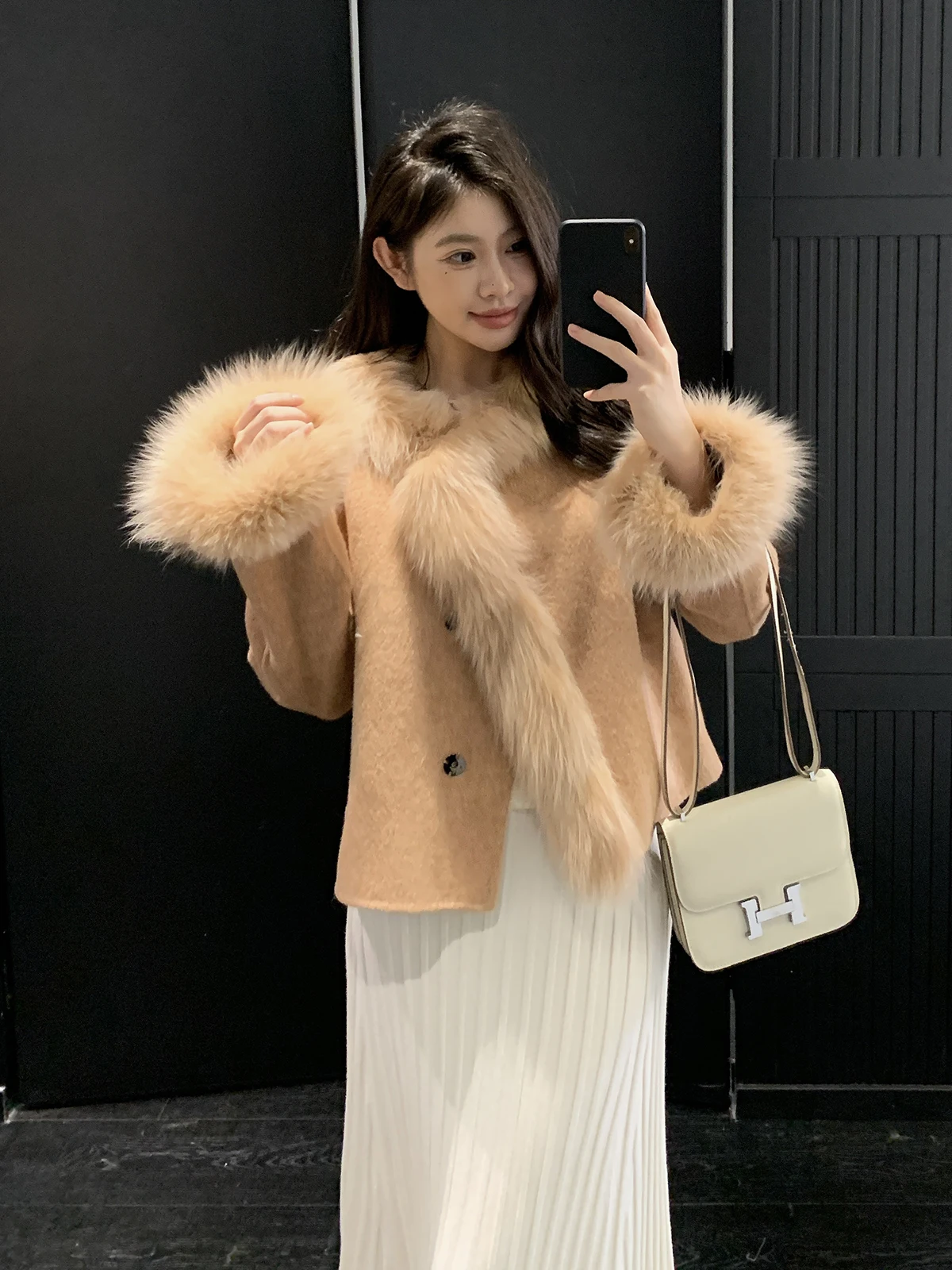 

Женское зимнее пальто из шерстяного твида Withmxboom ey Gentle Wind 00, свободного кроя, приталенное, повседневное, для работы, длинное, классическое...