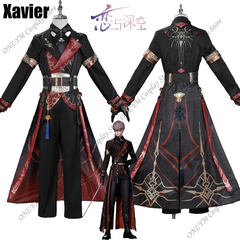 

Костюм для косплея Love and Deepspace Xavier, костюм для косплея Love and Deepspace, костюм Xavier для взрослых, наряд на Хэллоуин, рождественская одежда