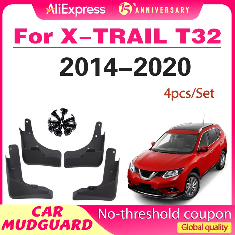 

Mudguard for Nissan XTrail T32 X-Trail X Trail 2014-2019 Fender Mud Flaps Guard Splash 2021 2020 2019 2018 Ниссан Х Тр