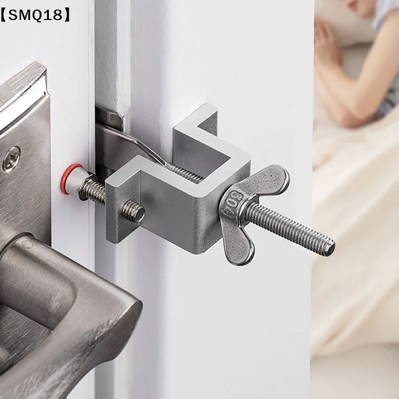 Dual Nut Adjustment Body Travel Anti-theft Door Stopper Safety Lock Door Hotel Door Locks Door Hardware【SMQ】