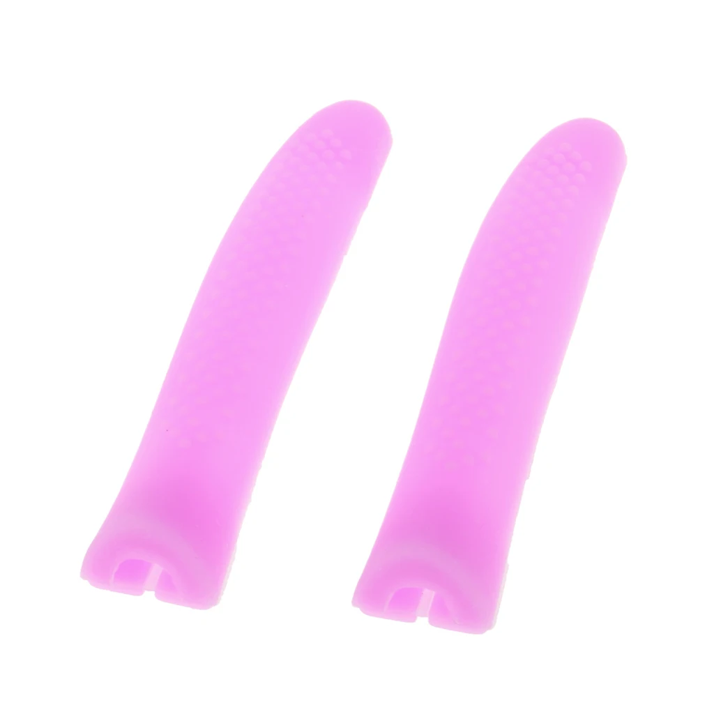 2pcs Nail Cuticle Scissor Handle Protective Sleeve DIY Cover