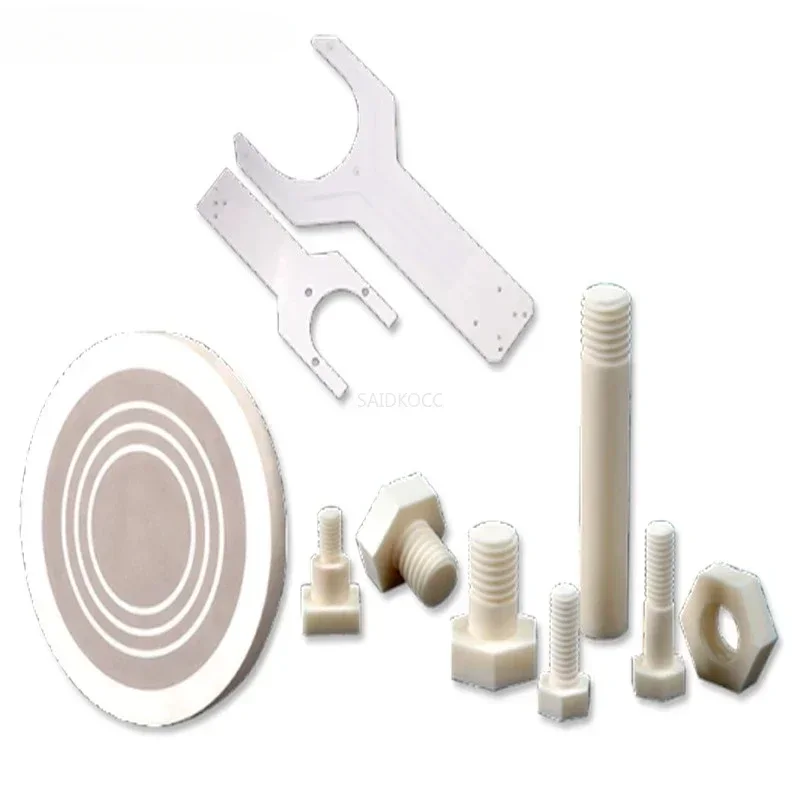 Customized Industrial Ceramic Processing Zirconia Plunger Pump Body Parts Precision Alumina Bushing Photovoltaic Ceramics