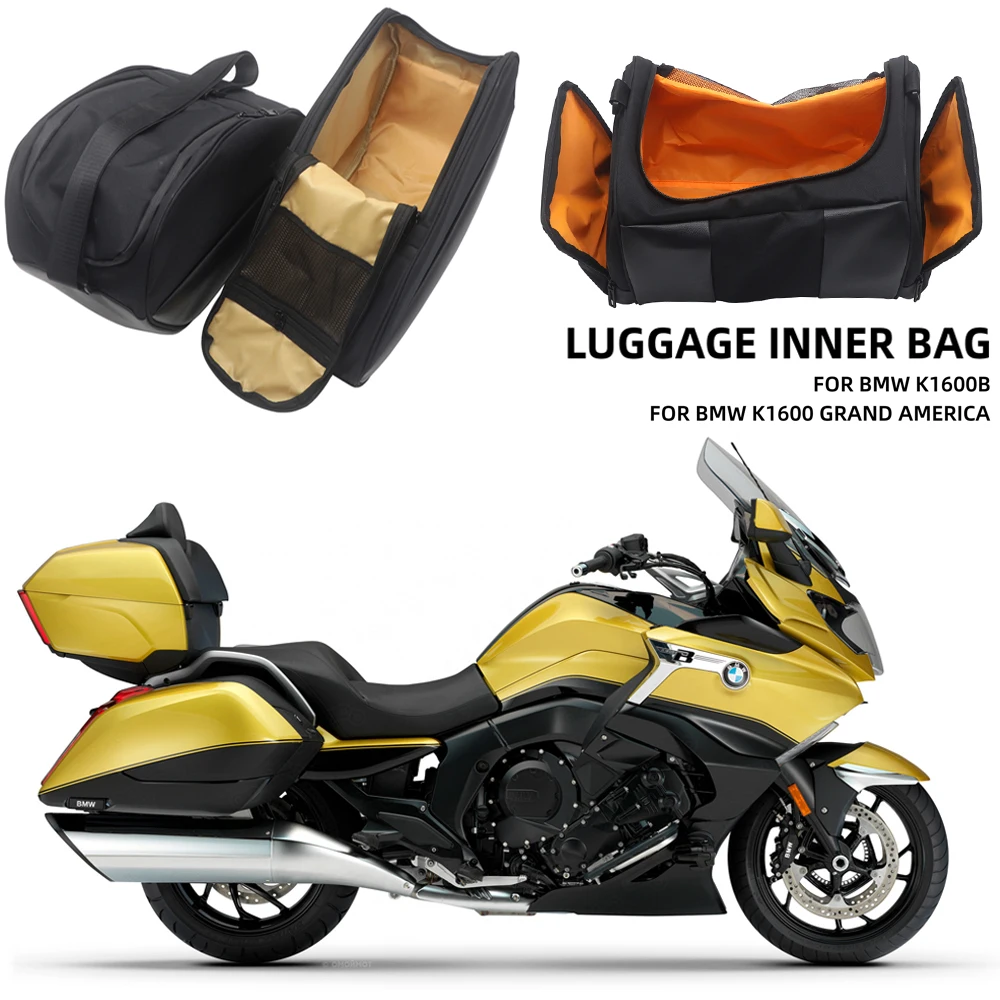 

Motorcycle Accessories For BMW K1600B K1600GA K1600 Grand America 2 PIC Side Luggage Bags Saddle Lining Bags Top Box Inner Bag