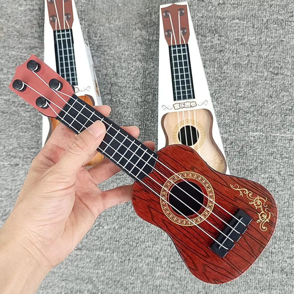 Mini Musical Instrument Simulation Ukriri Guitar Mini Four String Musical Instrument For Early Children Education T3X1