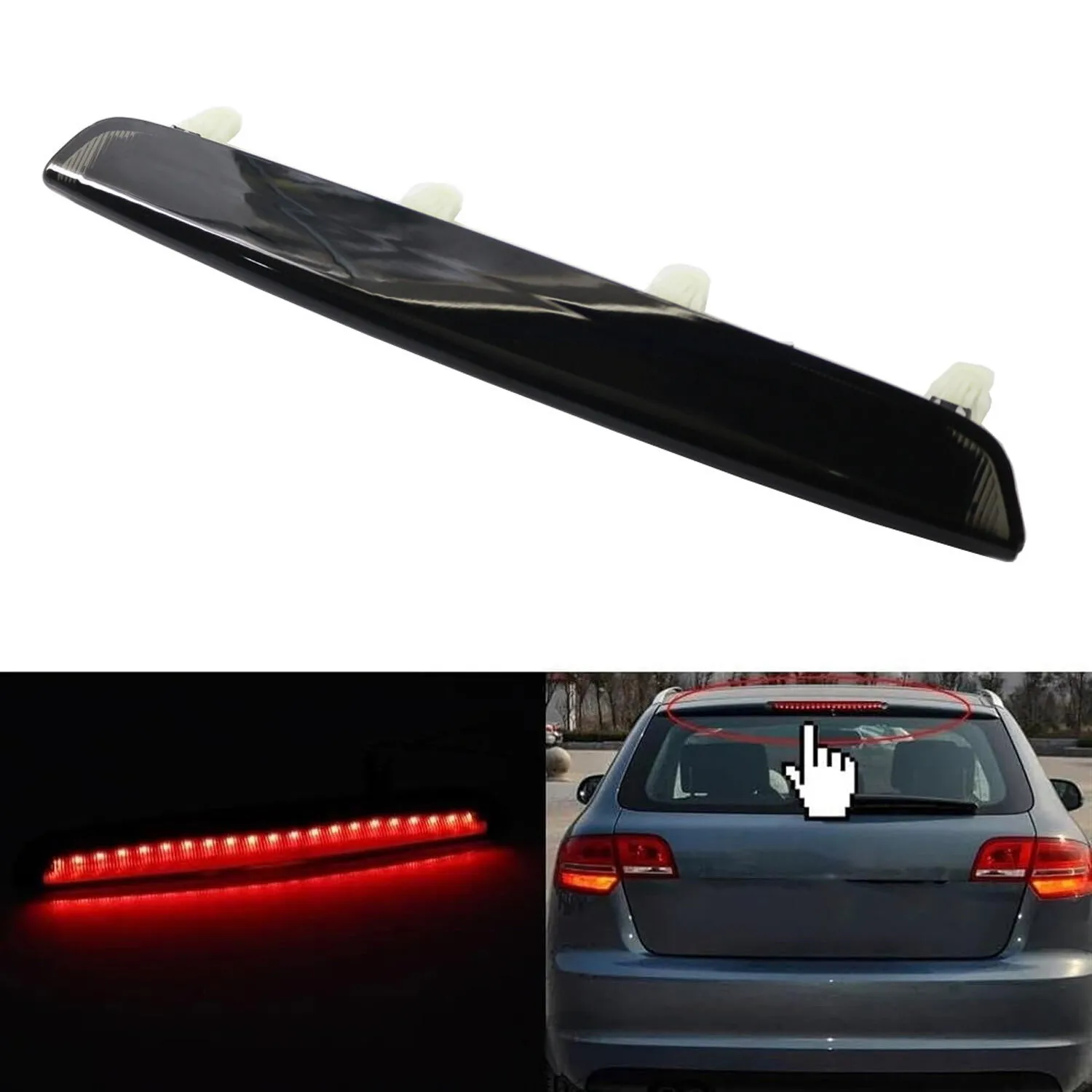 Rear High Level Stop Tail Lamp Third Brake Light For Audi A3 8P Sportback Hatchback RS3 04-13 Car Accessories 8P4945097C