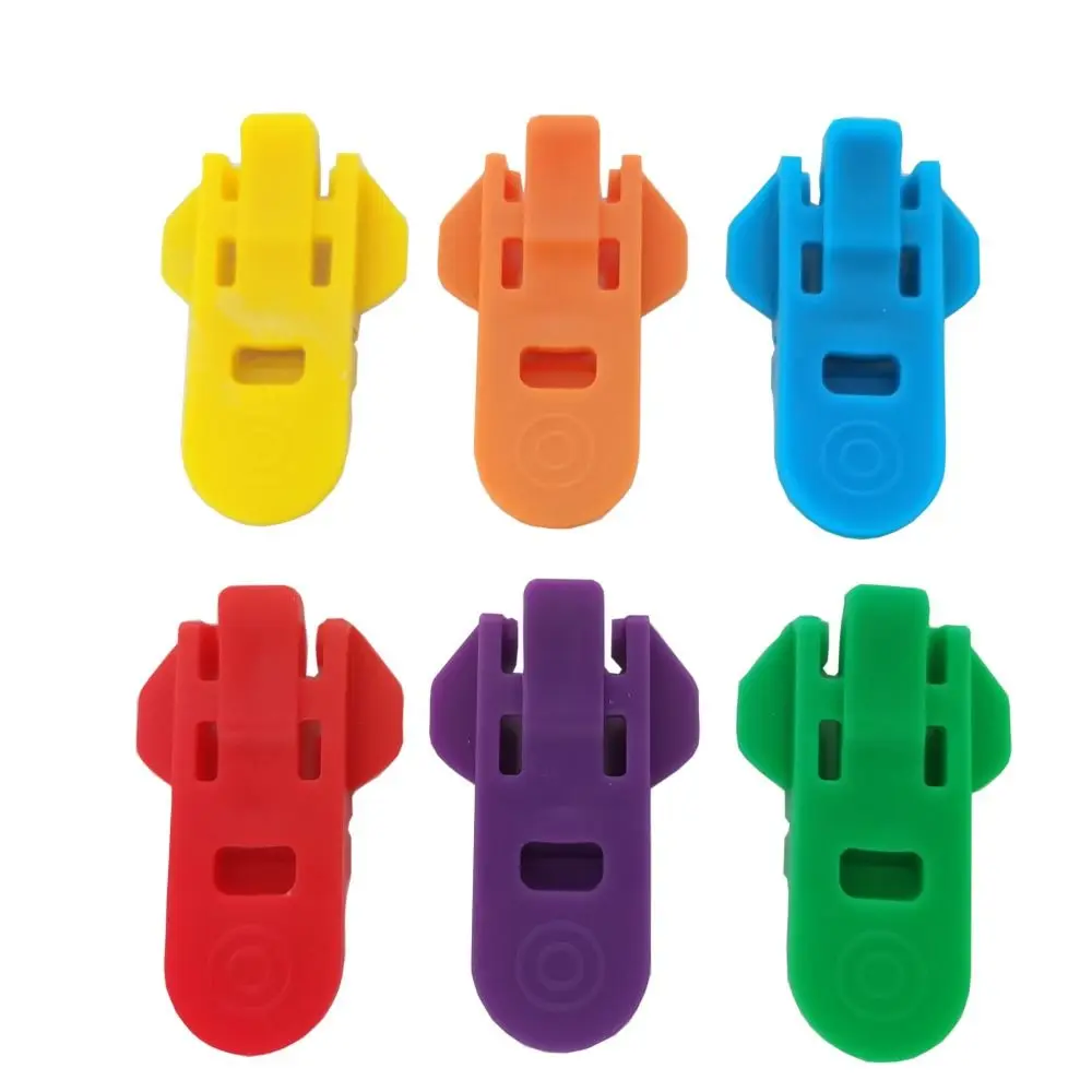

6pcs Plastic Beverage Drink Opener with Hole Dust Proof Can Opener Multicolor Labor-saving Plastic Drink Opener Home Bar