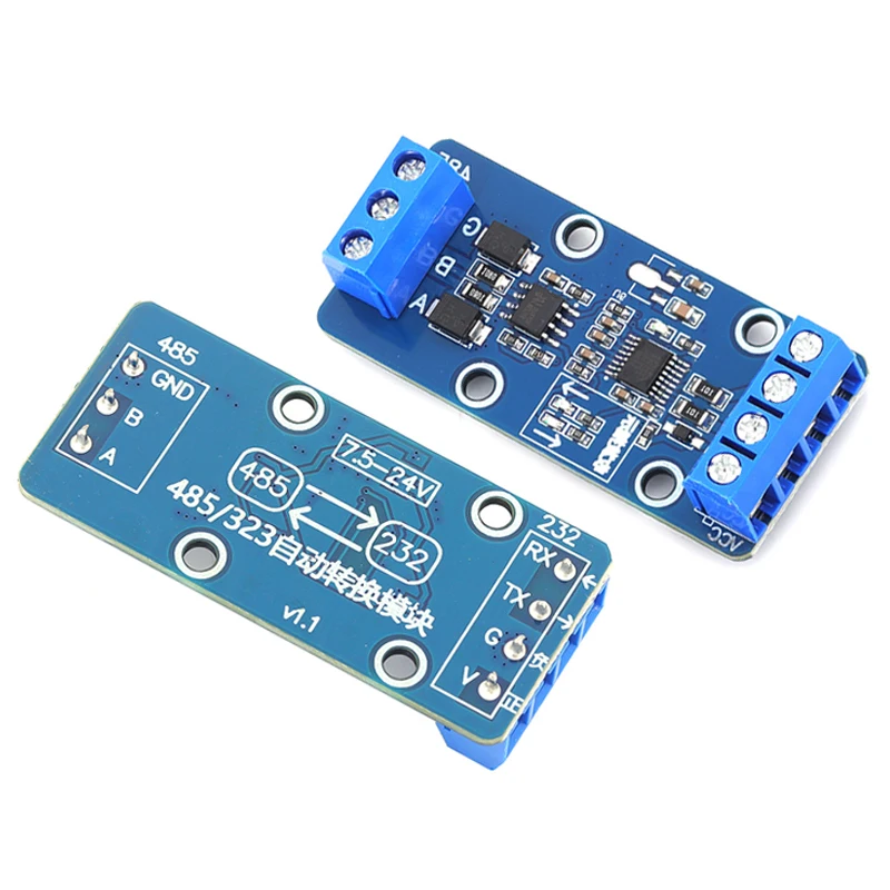 Stlxy Industrial RS232 To RS485 Serial Converter Module 232 485 Bidirectional Mutual Conversion 5V 7.5V-26V With Protection