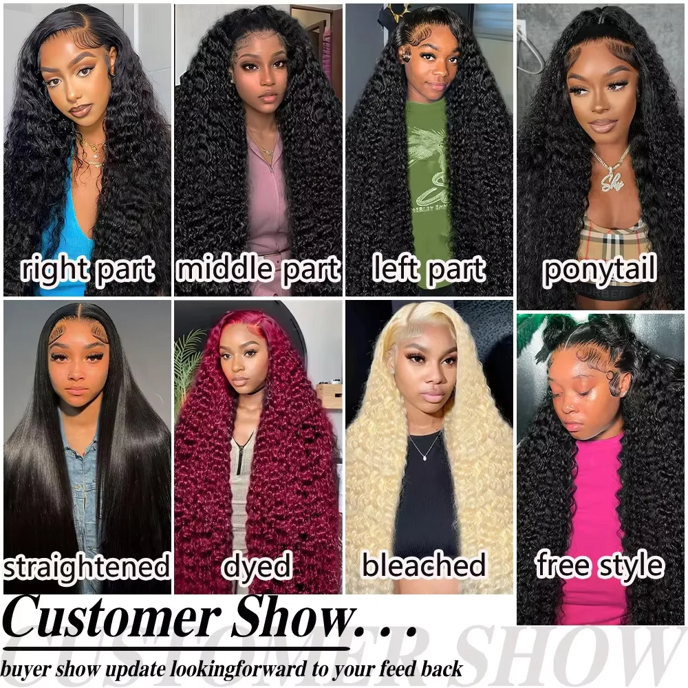 Perruque Lace Frontal Wig naturelle ondulée, cheveux humains, couleur naturelle, noir naturel, 360 HD, densité 200, 46 pouces, pre-plucked, pour femmes
