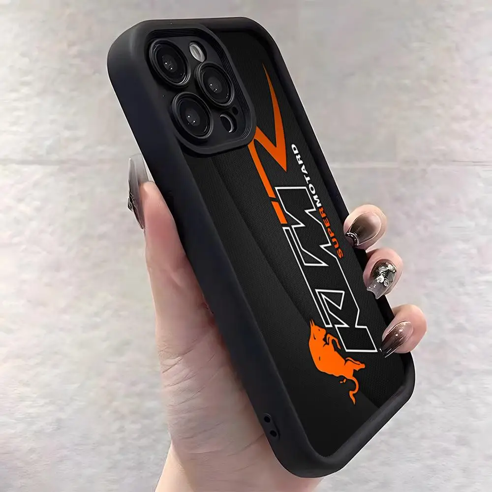 K-KTMSE M-Motorrad-Handyhülle für iPhone 17 Pro Max 16 15 14 Pro Max iPhone 13 Pro Max 11 Plus Silikonhülle