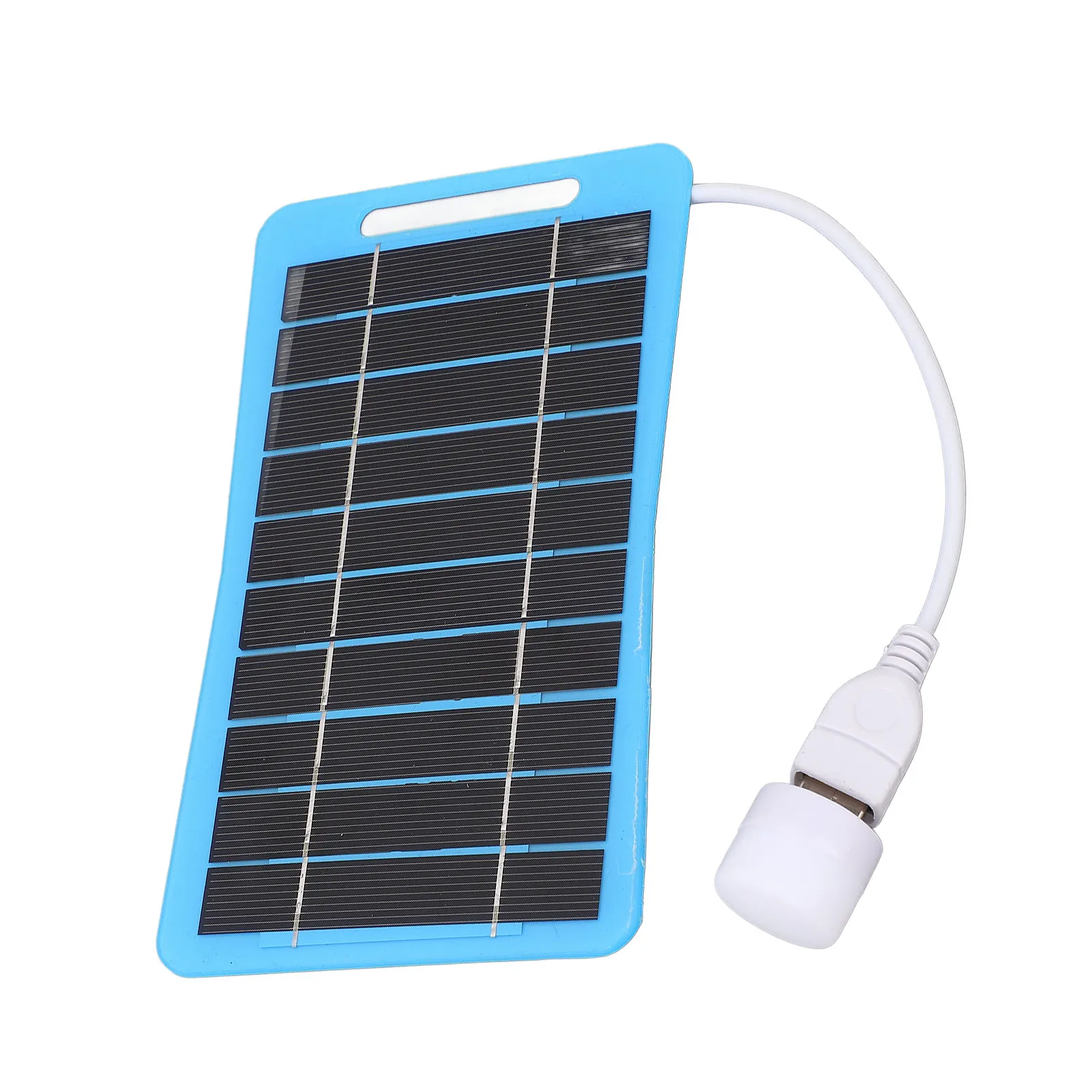 USB Solar Charger Portable Battery Charger Blue Black Solar Panel For Mobile Devices Standard USB Output Compatibility
