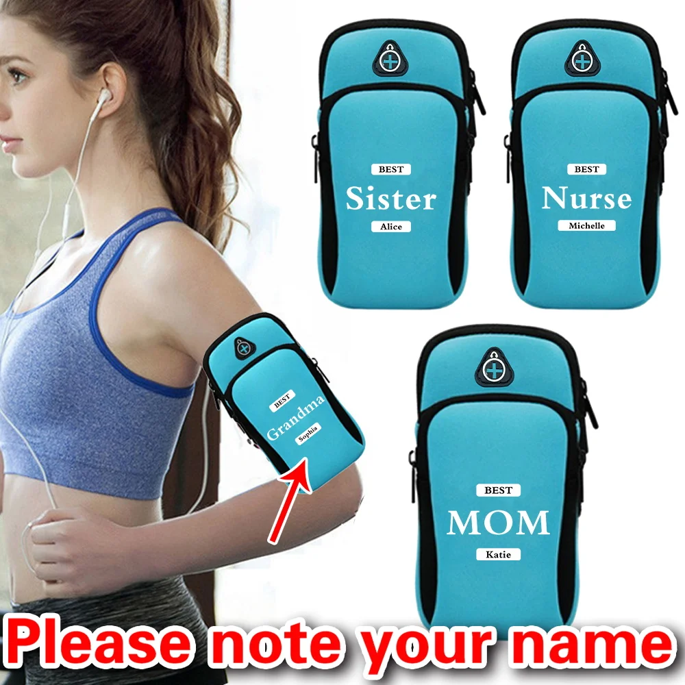 

Персонализированная универсальная водонепроницаемая спортивная сумка на руку, уличная сумка для бега на велосипеде