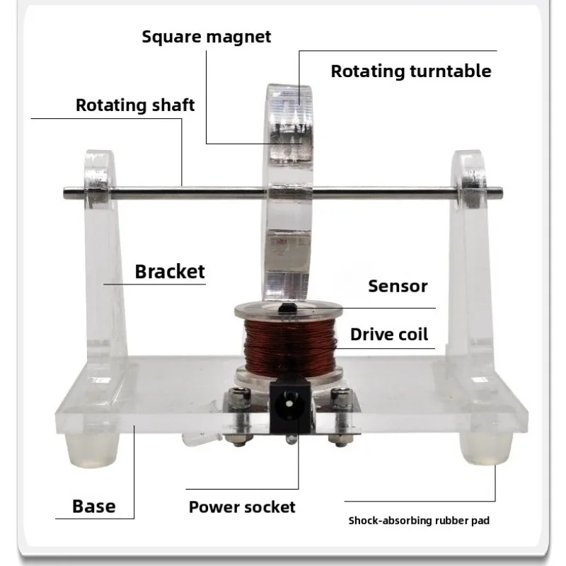 Electromagnetic Induction Motor Model Science and Education Equipment Self-made Teaching Aids Brushless Motor Physics Teaching