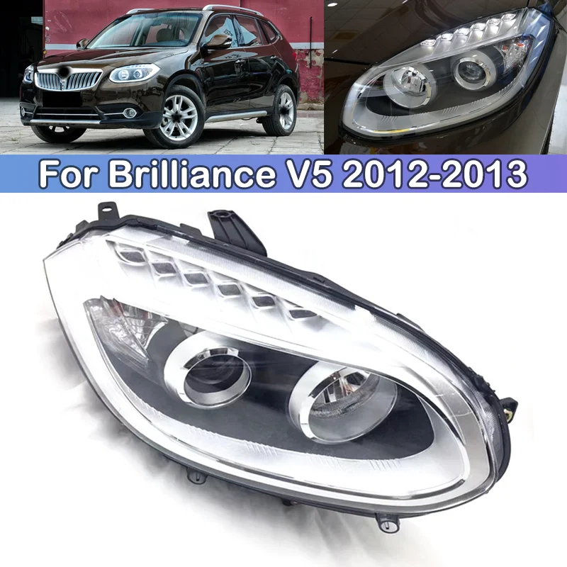 DECHO Headlight For Brilliance V5 2012-2013 Front bumper headlight headlamp head light head lamp