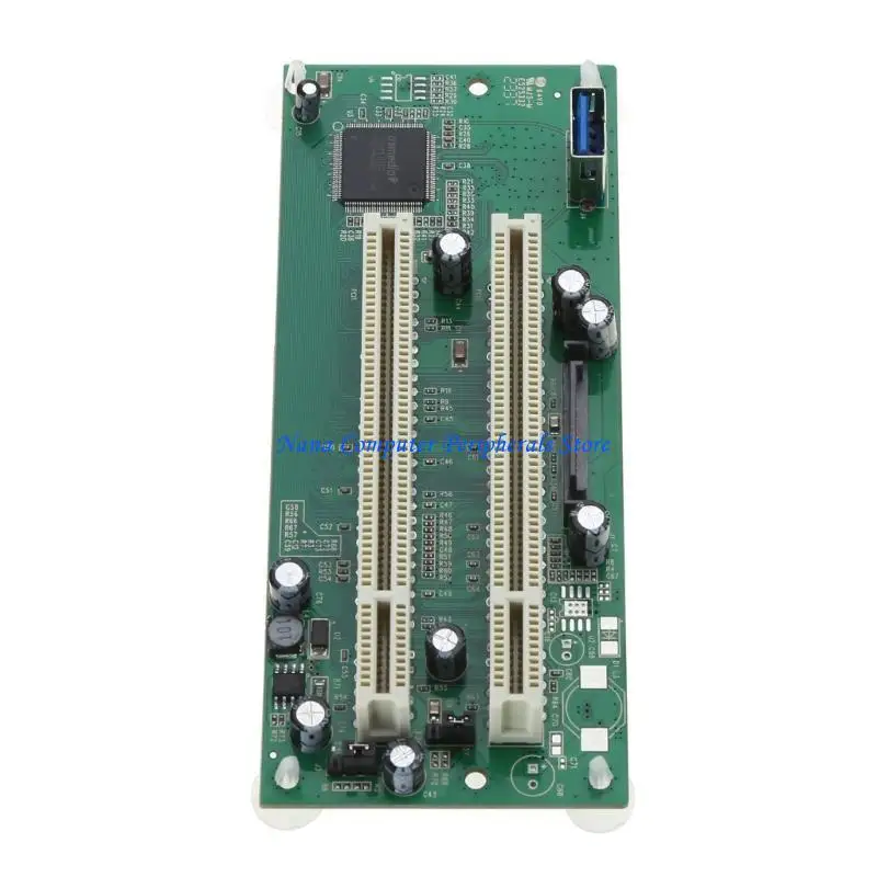F68C PCI-Express to Dual PCI Extend Adapter Card USB3.0 Add on Cards Converter PCIE