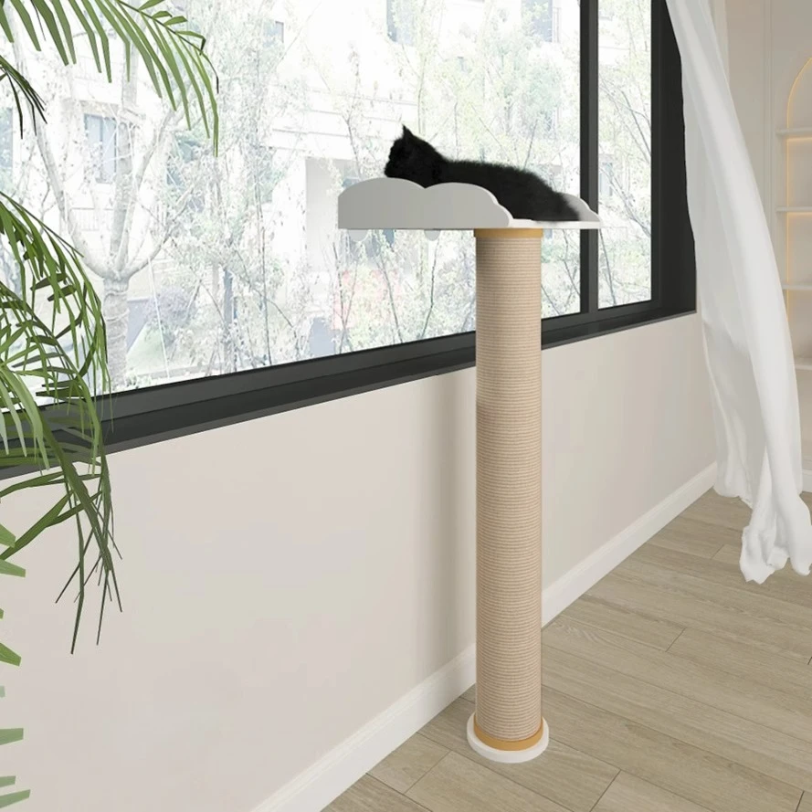 Cat furniture mini bird watching table sisal cat scratching column bay window suction cup does not occupy the area of cat scratc