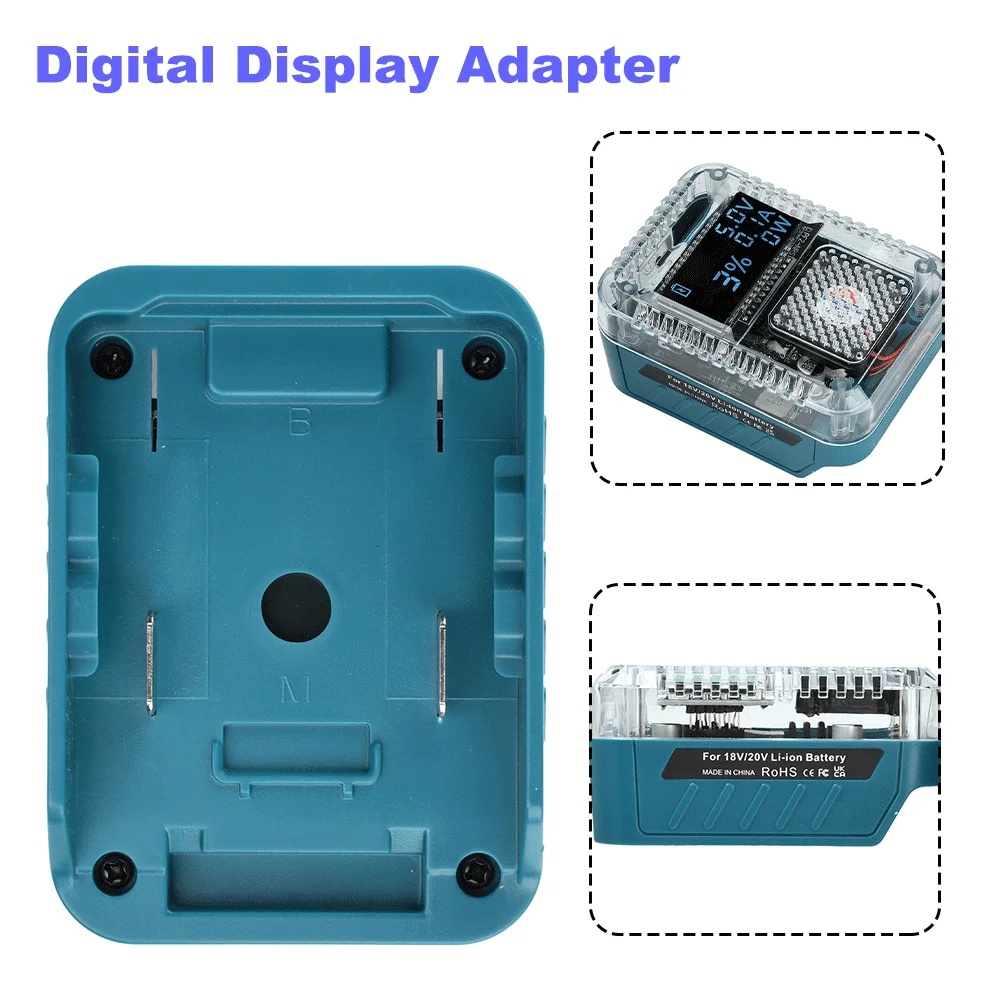 

PD 3.1 140W Bidirectional Charger Discharger 28V Type-C Digital Display Adapter for Lithium Battery Power Tools