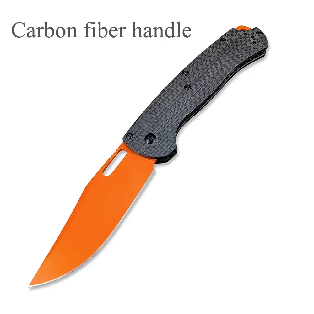 G10 / Carbon Fiber Handle BM 15535 Hunt Taggedout Folding Pocket Knife Outdoor Camping Tactical EDC Survival Titanium Knives