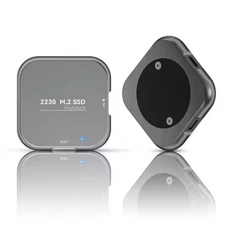 M.2 NVMe 2230 Magnetic SSD Enclosure USB 10Gbps PD Type-C Mobile External Hard Drive Case For Steam Deck/Tablets X7H4