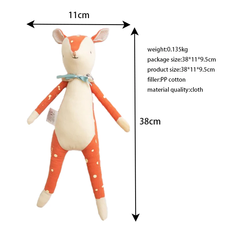 Nieuwe Nordic Sprookje Stijl Pop Schattige Nekband Kleine Hert Pop Export Cross Border Bambi Hert Pop Speelgoed