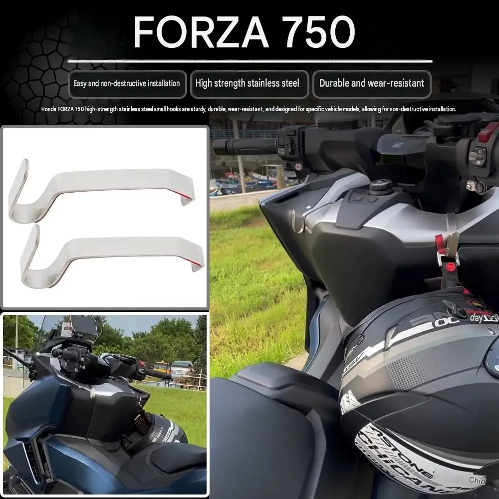 For Honda FORZA750 Motorcycle Helmet Hanger Hook Durable Waterproof Practical Storage Accessory Mod Accessories
