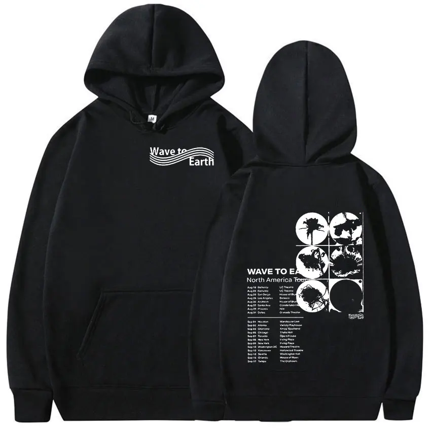 

Korean Band Wave To Earth Tour 2024 New Hoodie Men Hip Hop Fashion Kpop Clothing Sweatshirt Y2k Unisex Pullover Oversized Hooded