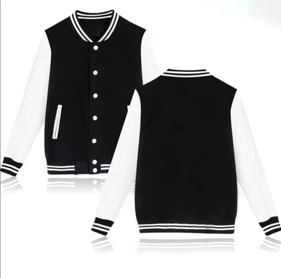 Nouvelle veste de Baseball Patchwork bouton manteau de sport femmes hommes veste de Baseball vestes personnalisées pour hommes hommes décalcomanie Baseball Jacke